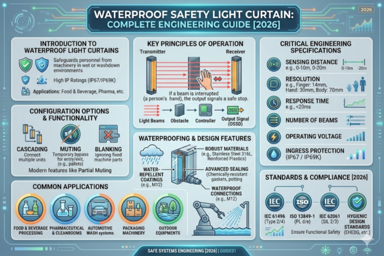 Waterproof Safety Light Curtain: Complete Engineering Guide [2026]