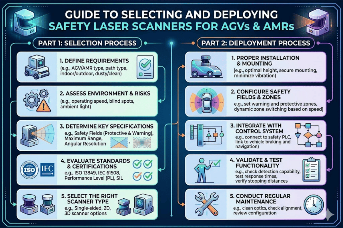 Safety Laser Scanner for AGV & AMR: Selection & Deployment Guide [2026 ...