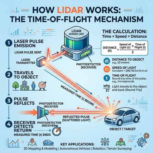 How LiDAR Works: The Time-of-Flight Mechanism