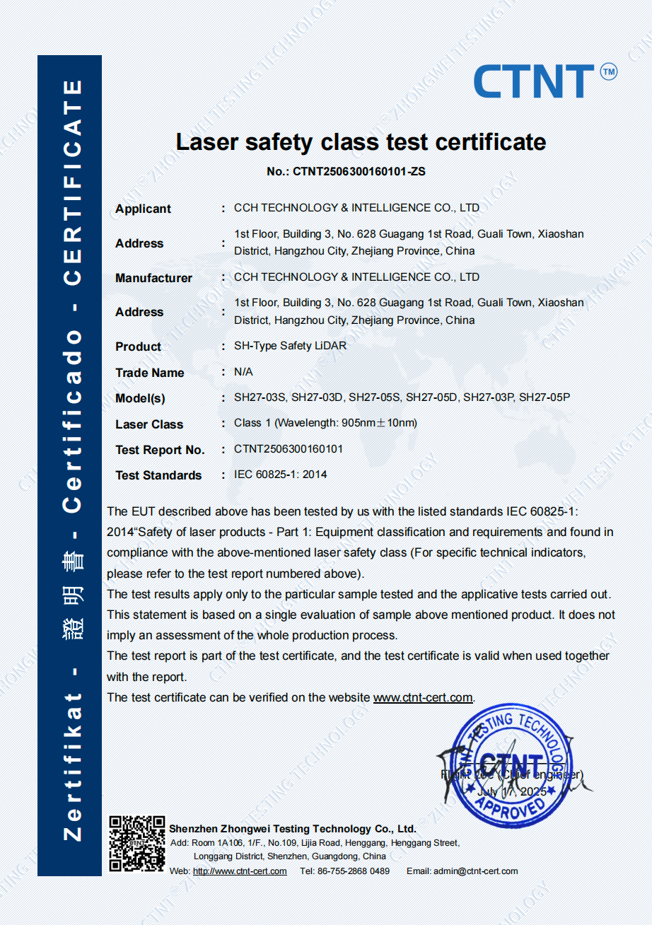 SH Class 1 Laser