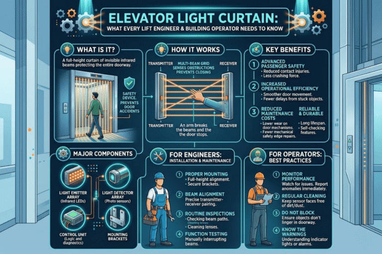 Elevator Light Curtain: What Every Lift Engineer and Building Operator Needs to Know