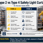 Type 2 vs Type 4 Safety Light Curtain: SIL Decision Guide (2026)