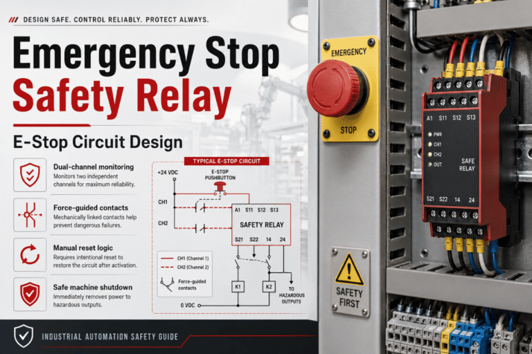 Not-Aus-Sicherheitsrelais: E-Stop-Schaltkreisdesign
