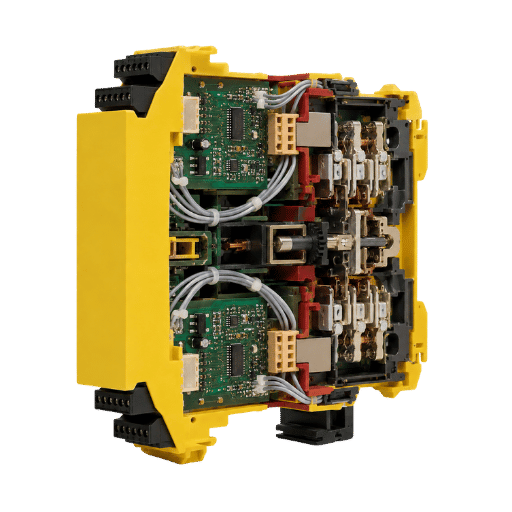 What a Safety Relay Is, Redundancy, Self-Monitoring, Force-Guided Contacts