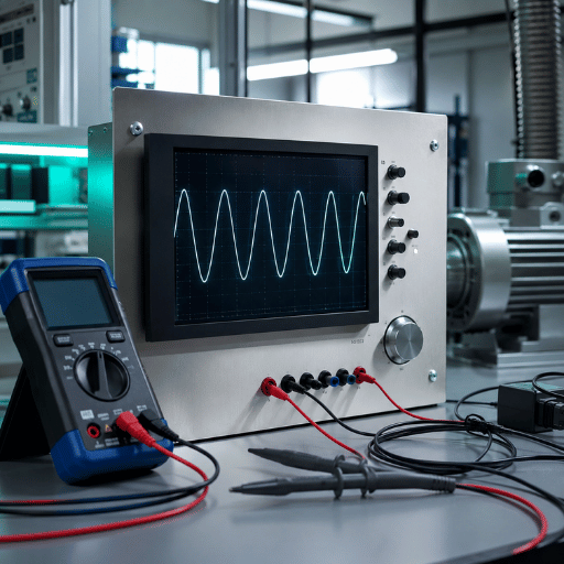 AC Waveform Signature Panel: Sine Wave, Frequency & RMS