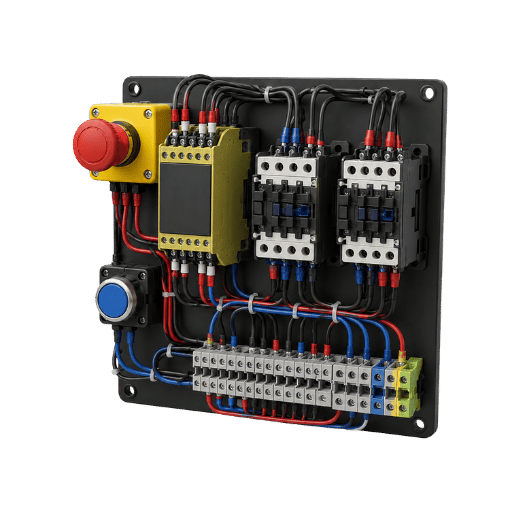 Designing the E-Stop Circuit: Dual-Channel Wiring, Monitored Reset, and EDM Feedback