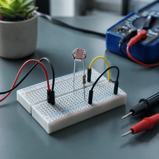 Building a Basic LDR Circuit: The Voltage Divider